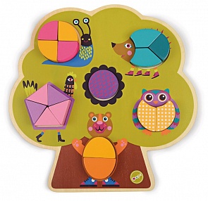 Развивающий  пазл - Построй дерево (OOPS, O 16006.10veg)